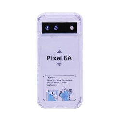 Capa de Silicone Dura para Google Pixel 8A Transparente Capa de Silicone Dura para Google Pixel 8A Transparente